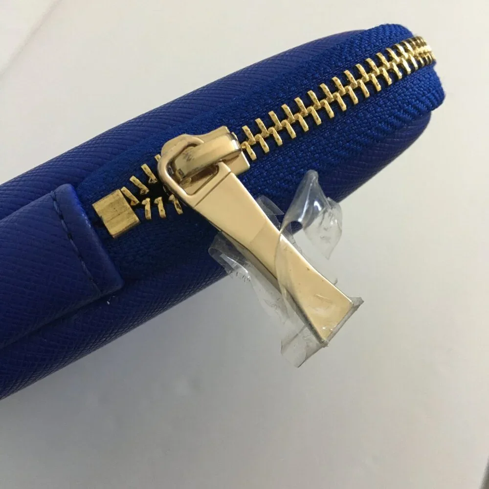 Kate Spade Saffiano Laptop Sleeve Blue Faux Leather Fits Up to 13.5 Laptop